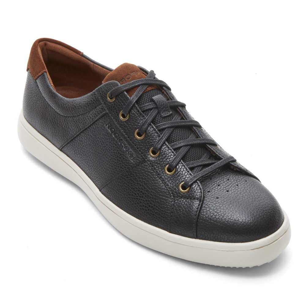 Rockport Singapore Mens Sneakers - Jarvis Lace-to-Toe Black - IM0268573